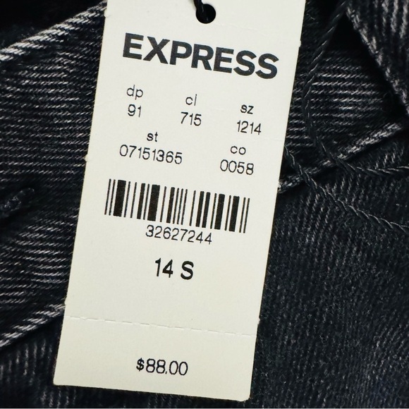 Express Black Flare Wide Leg Jeans for Effortless Style - Picture 6 of 6